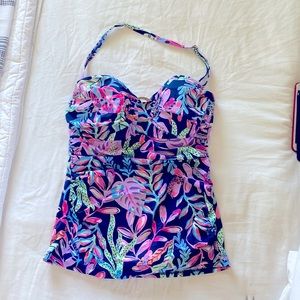 Lilly Pulitzer Kady  Tankini bathing suit top size 10